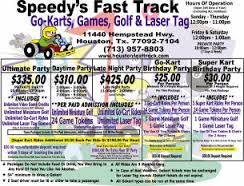 Image for Speedy's Fast Track with ID of: 1008716