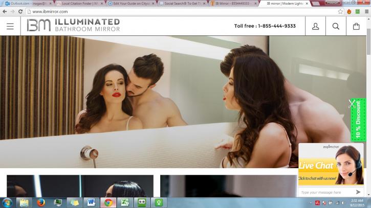 Image for led bath mirror with ID of: 1020055
