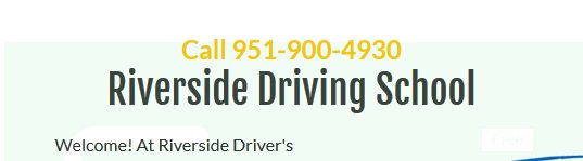 Image for Riverside Driving School with ID of: 1028599