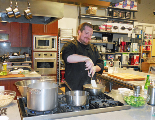 Image for Chef on Demand’s William Stevens Presents Cooking Demonstration at Chef Central in Paramus with ID of: 1057597