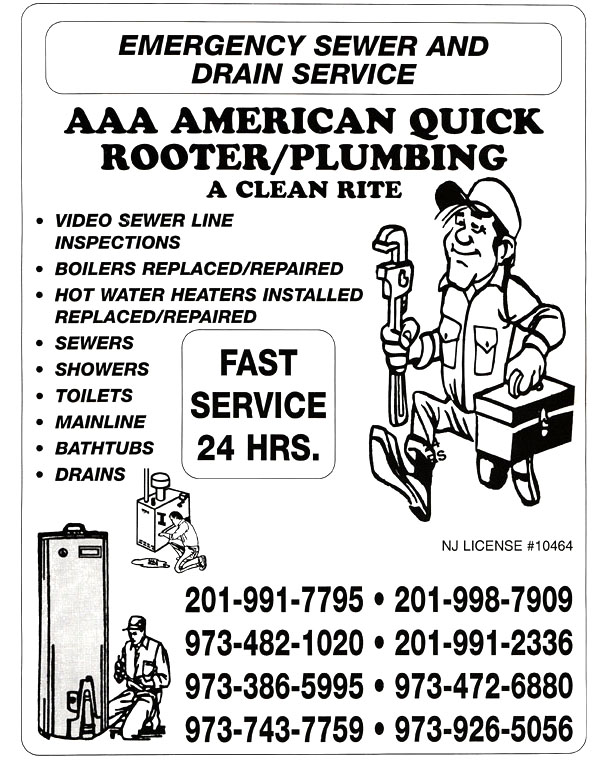 Image for AAA American Quick Rooter / Emergency Sewer & Drain Service Plumbers - WE FIX IT ALL - except COMMON SENSE! with ID of: 106983