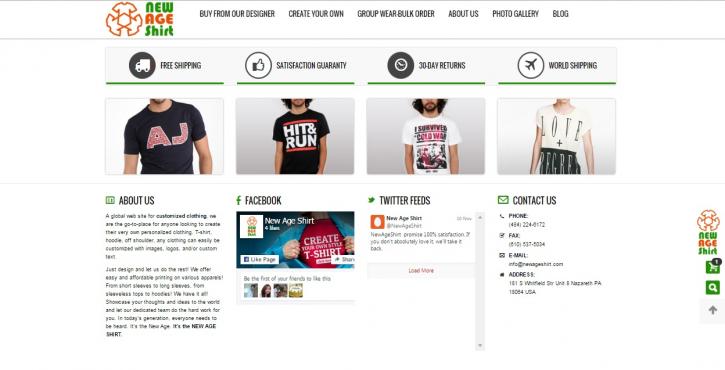 Image for Custom T Shirts No Minimum, Print t-shirts with ID of: 1120355