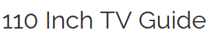 Image for 110 Inch TV Guide with ID of: 1136085