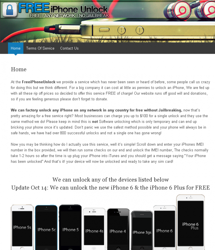 Image for the free iphone unlock with ID of: 1136802