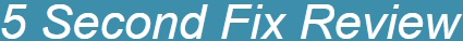 Image for 5 Second Fix Review with ID of: 1209328