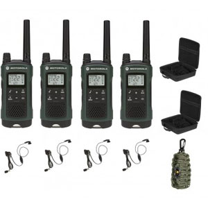 Image for Motorola Two Way Radios T465 4 Pack 10$ Off With Free Survival Emergency Kit with ID of: 1222378