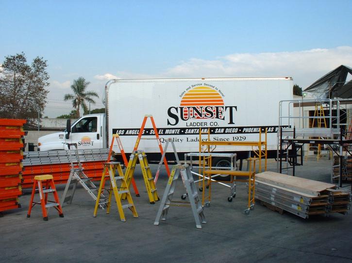 Image for Sunset Ladder and Scaffold with ID of: 1249031