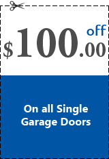 Image for Get $100 Off On All Single Garage Doors with ID of: 1264537