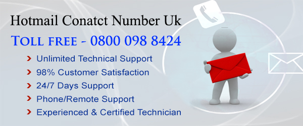 Image for Hotmail Contact Number UK with ID of: 1294714