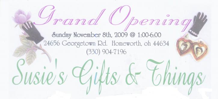 Image for Susie's Gifts & Things with ID of: 129860