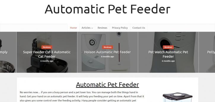 Image for automatic pet feeder with ID of: 1323896