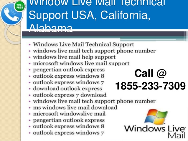 Image for Windows Live Mail Customer Service Number with ID of: 1333485