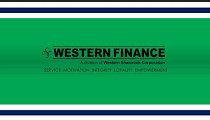 Image for Western Finance with ID of: 1336325
