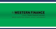 Image for Western Finance with ID of: 1342309