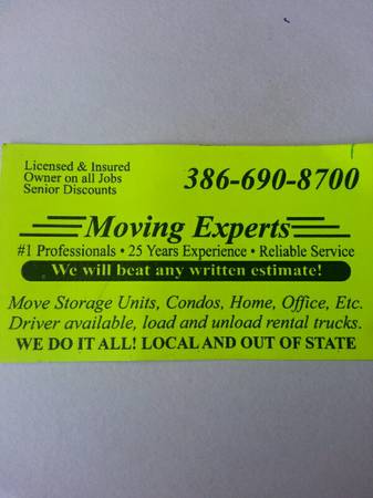 Image for Moving Experts - New Smyrna Beach with ID of: 1349983