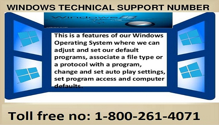 Image for Windows tech support number 1-800-261-4071 with ID of: 1358034