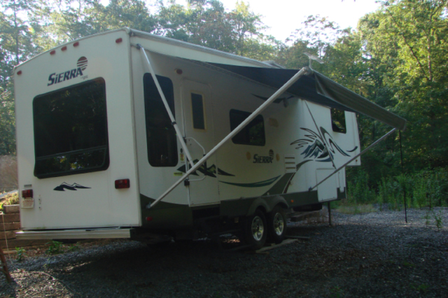 Image for Land $48,900 - in Murphy North Carolina comes with Storage and Great 5th Wheel RV with ID of: 136648