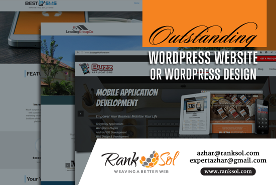 Image for I will create a wordpress website or website design with ID of: 1376528