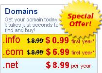 Image for .Com domain names for $6.99 with ID of: 137842