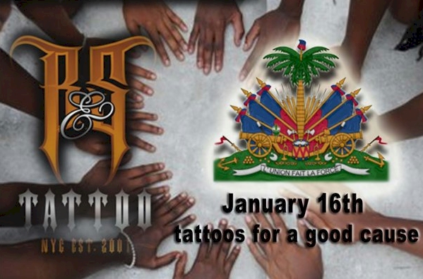 Image for Body and Soul Tattoo - FUNDRAISER For the People of Haiti with ID of: 141687
