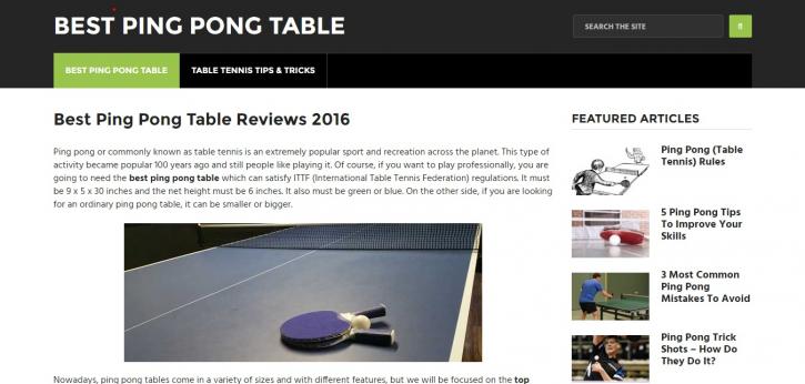 Image for best pingpong table with ID of: 1447349