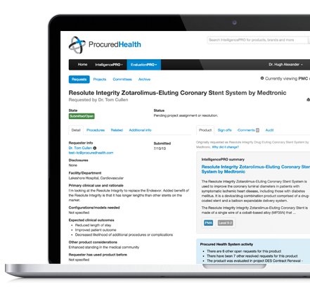 Image for Evaluation Pro(TM) most robust value analysis management and reporting platform. with ID of: 1455471