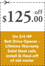 Image for $125 off on new ¾ HP Belt Drive Garage Door Opener in Phoenix , AZ with ID of: 1493747