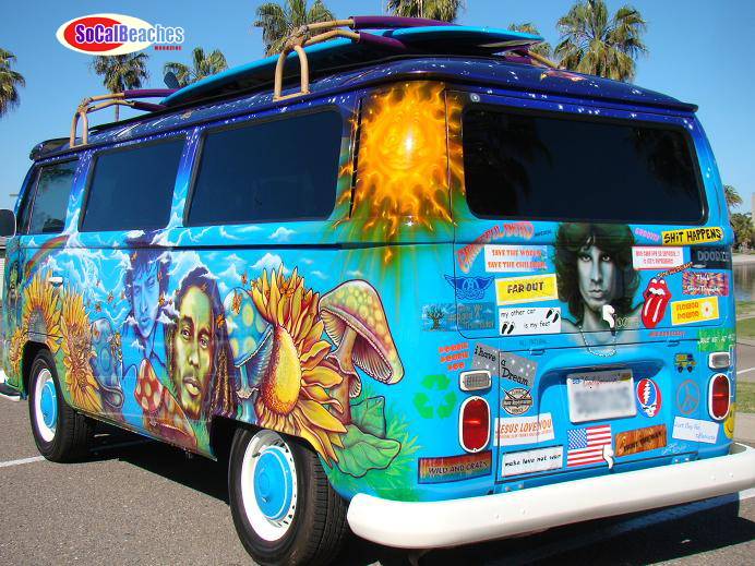 The Coolest VW Hippie Bus in the World - Classic Cars - San Diego, CA