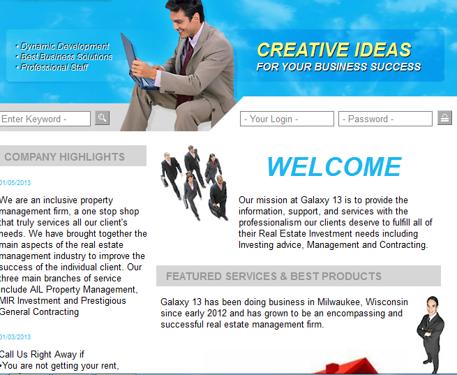 Image for Galaxy 13 Inc. with ID of: 1548374