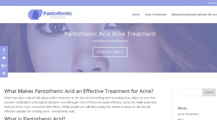 Image for pantothenicacidacne with ID of: 1551386