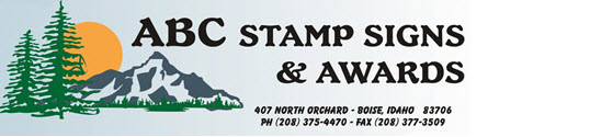 Image for ABC Stamp Signs & Awards with ID of: 1584417