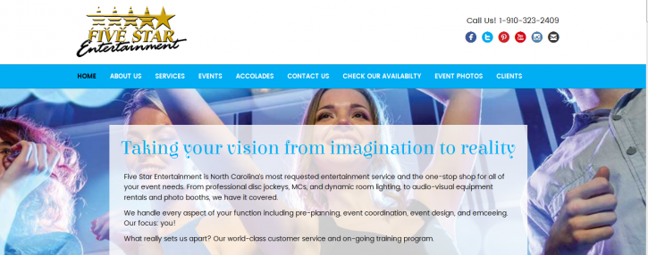 Image for Five Star Entertainment with ID of: 1589275