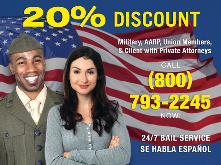 Image for 20% Bail Bond Discount with ID of: 1598596