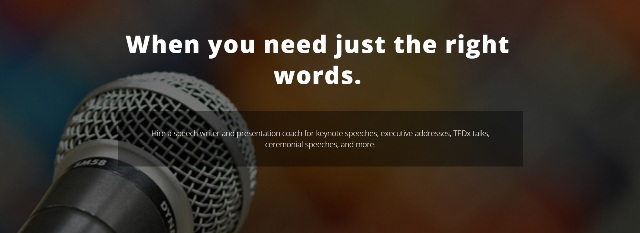 Image for Custom Speechwriting with ID of: 1688347