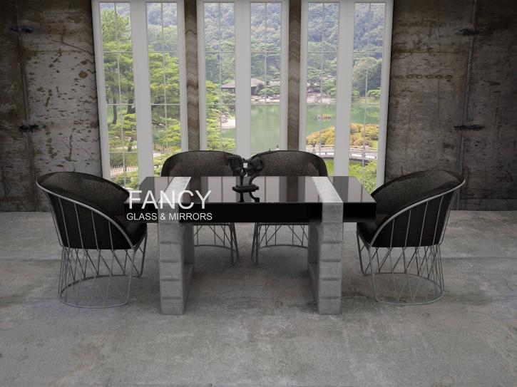 Image for RADIANT MIRRORED DINING TABLE with ID of: 1709628