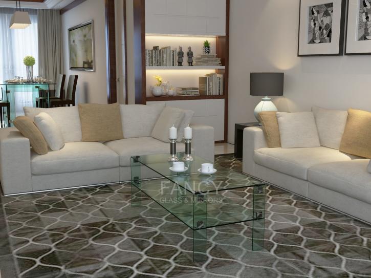 Image for MOROCCO TWO TIER GLASS COFFEE TABLE with ID of: 1711927