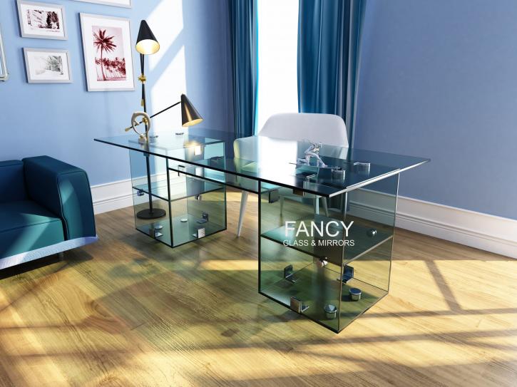 Image for QUBE GLASS WORK DESK with ID of: 1711991