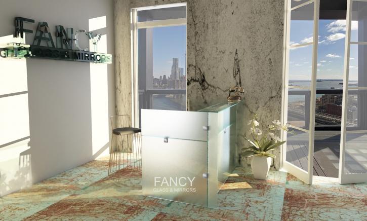 Image for SIRIUS GLASS RECEPTION DESK with ID of: 1712044