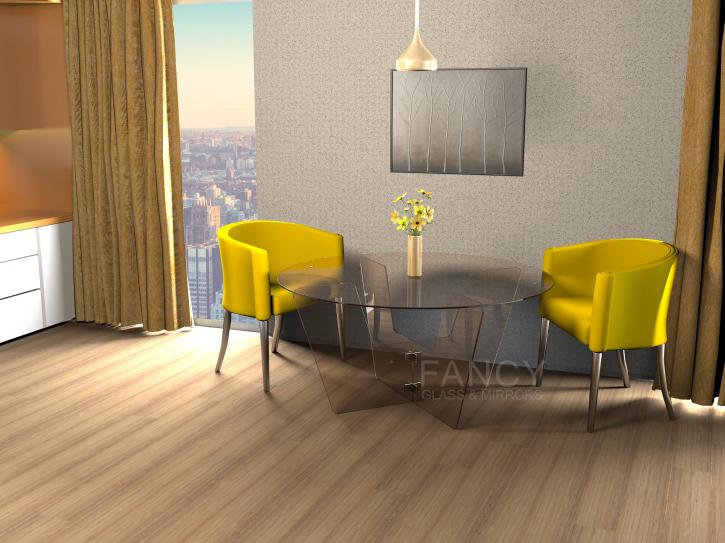 Image for TALLULAH GLASS DINING TABLE with ID of: 1713303