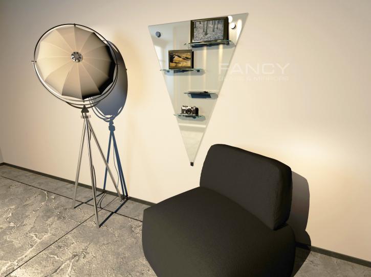 Image for AUSTIN WALL-MOUNTED GLASS SHELF with ID of: 1713668