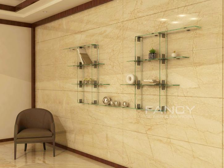 Image for COLUMBIA WALL-MOUNTED GLASS SHELF with ID of: 1714735