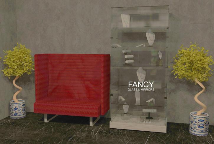 Image for FRANCHESCA GLASS DISPLAY CABINET with ID of: 1715466