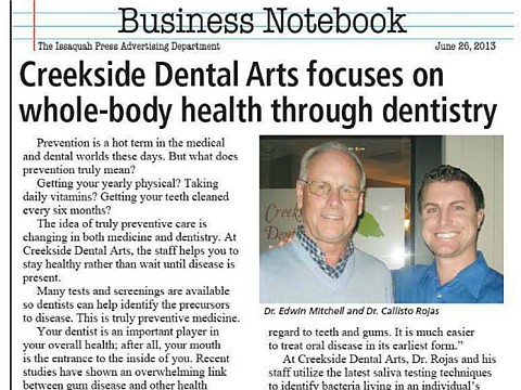 Image for Creekside Dental Arts with ID of: 1718673