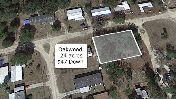 Image for Fabulous .24 Acre Corner Lot great place in Oakwood-Owner Finance with ID of: 1739276