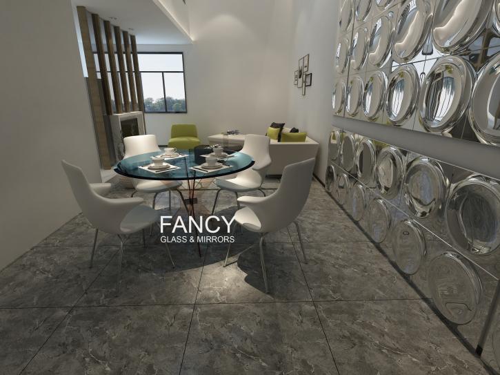 Image for CABOCHON GLASS DINING TABLE with ID of: 1742593