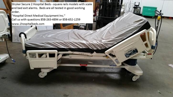 Image for Stryker Secure 2 Hospital Bed(s) for Sale Richmond Virginia with ID of: 1749456