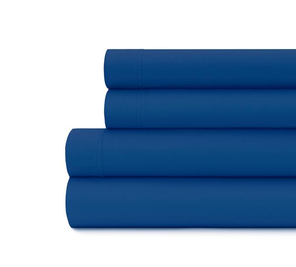 Image for Solid Jersey Sheet Set Blue - Buy Soft Cotton Jersey Sheet In Blue Color with ID of: 1757181