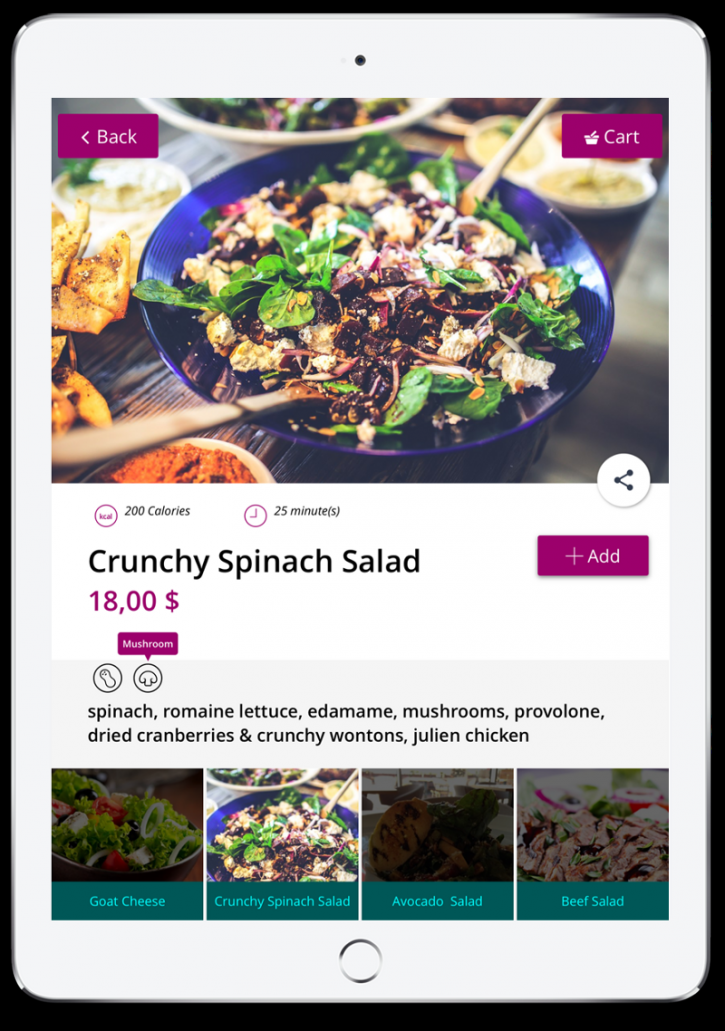 Image for FineDine Tablet Menu with ID of: 1766629