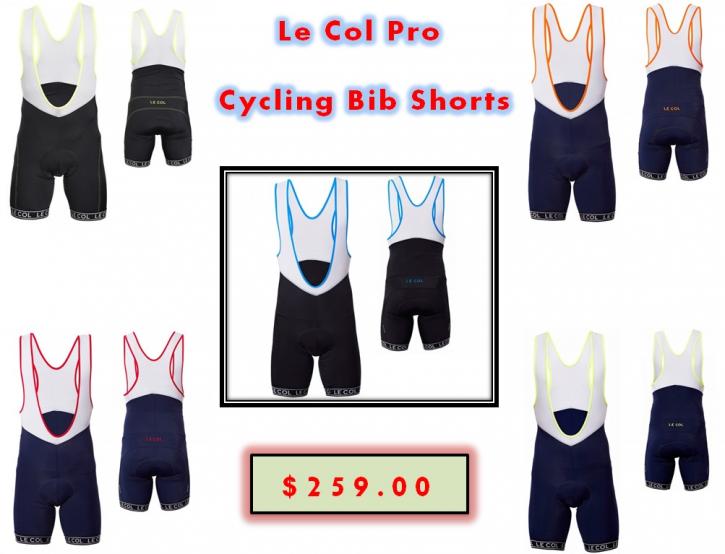Image for Le Col Pro Collection For Summer 2017 | Le Col Bib Shorts with ID of: 1812872