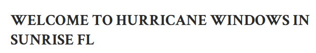 Image for Hurricane Windows in Sunrise FL with ID of: 1856428